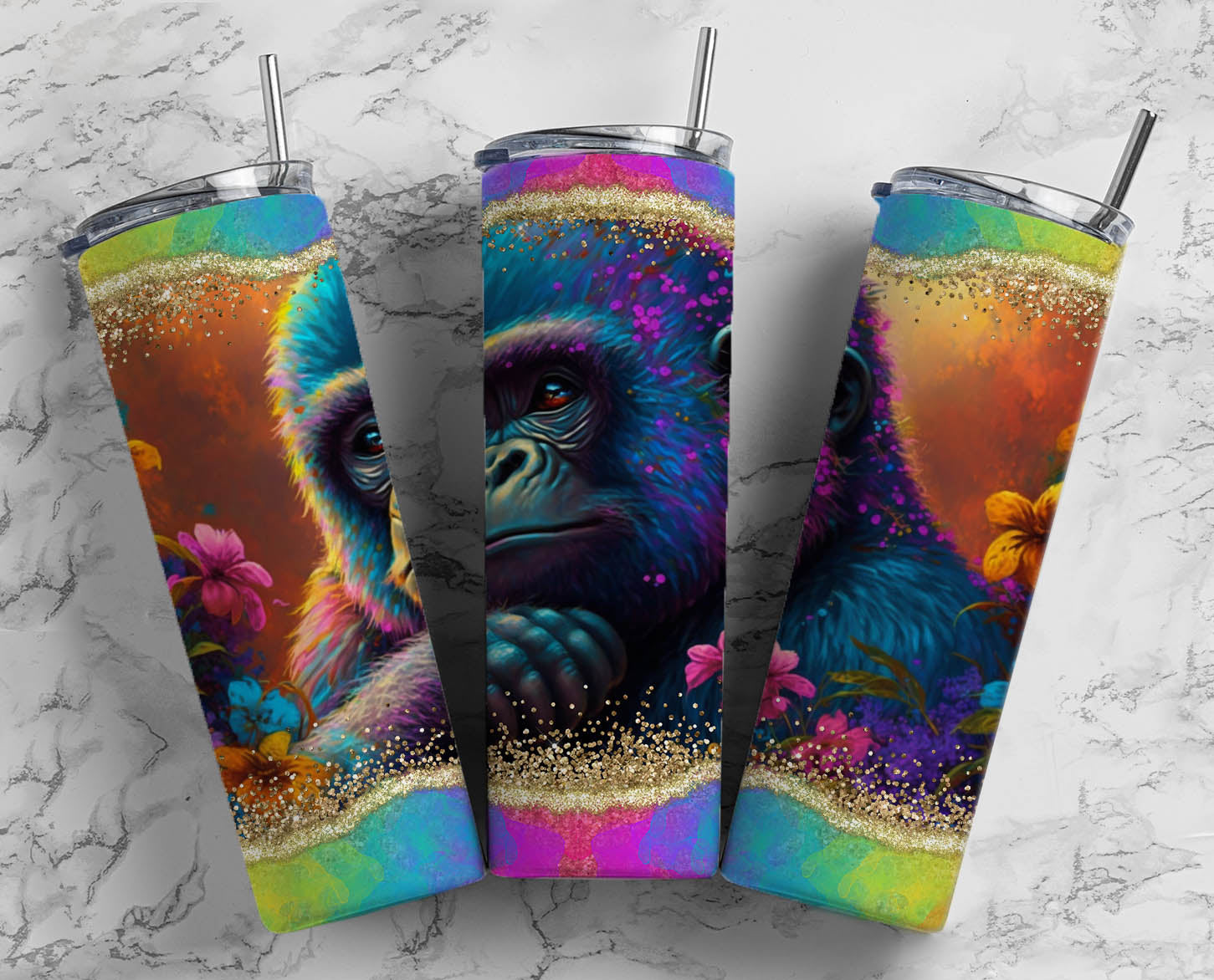 20 oz Giraffe tumbler – Hyper Designz Ink.